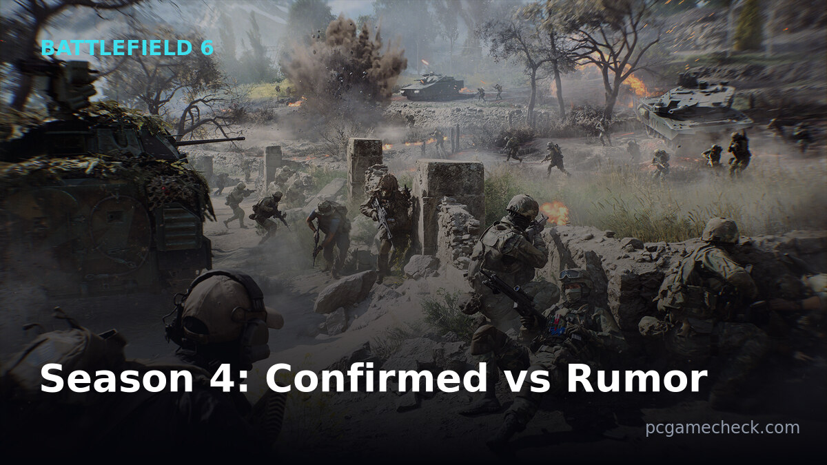 Battlefield 6 Season 4: What's Confirmed vs What's Just Rumor