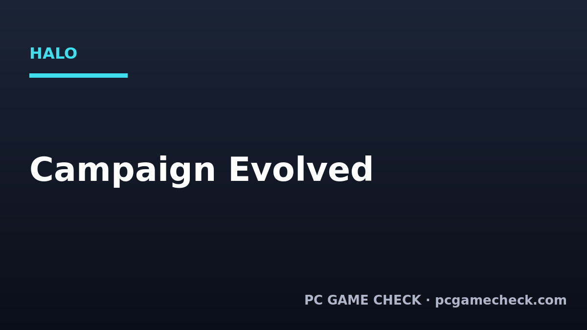 Halo: Campaign Evolved Lands July 28 — And It's Coming to PS5