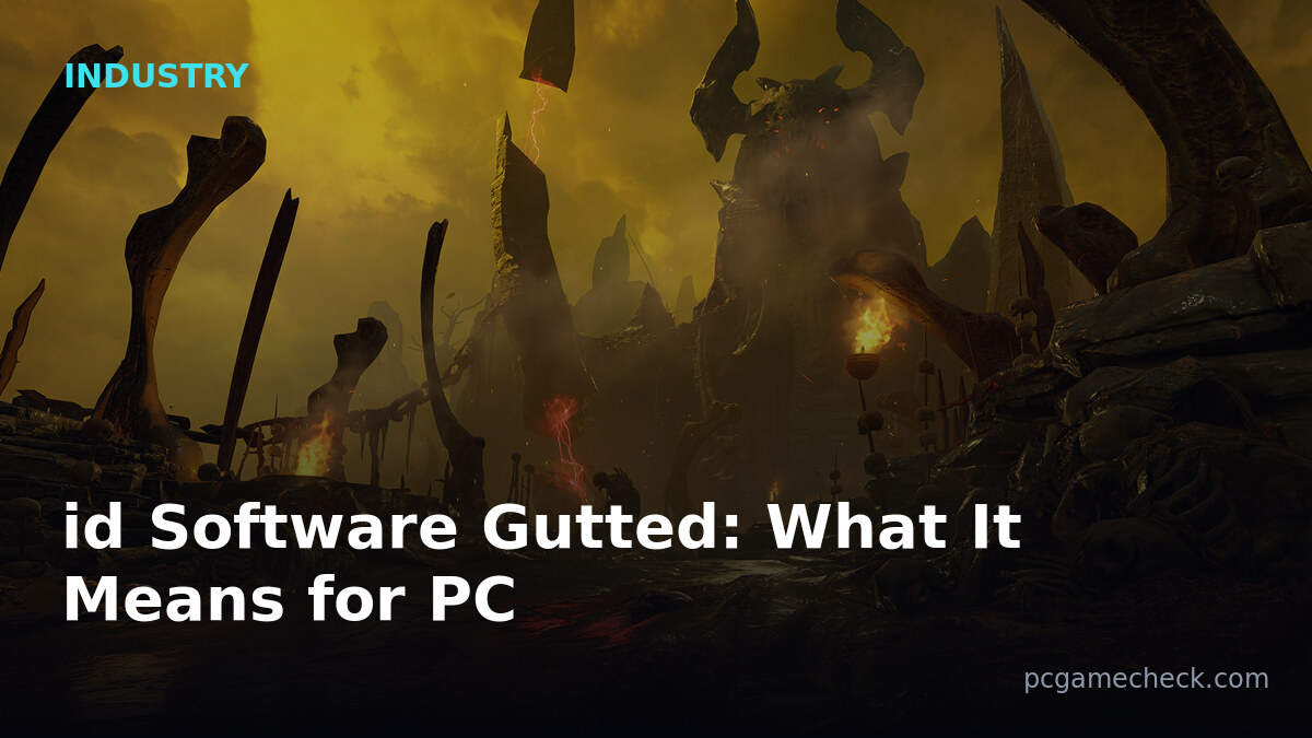 id Software Gutted: What Xbox's Purge Means for PC