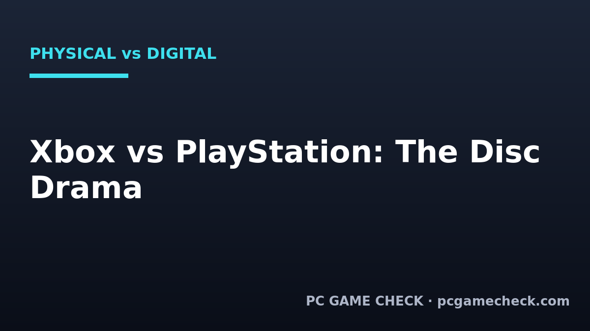Xbox vs PlayStation: The 2026 Disc Drama, Fact-Checked